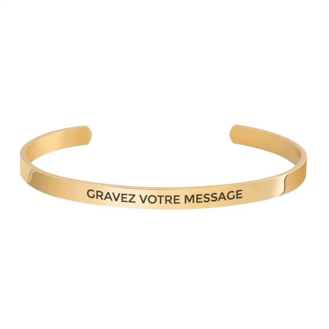 Bracelet Eliséo - Jonc Personnalisable Femme | 30 pcs minimum