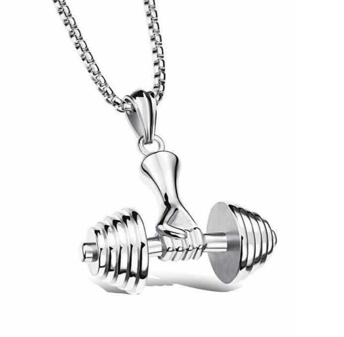 Collier Homme Haltères - CLH-607