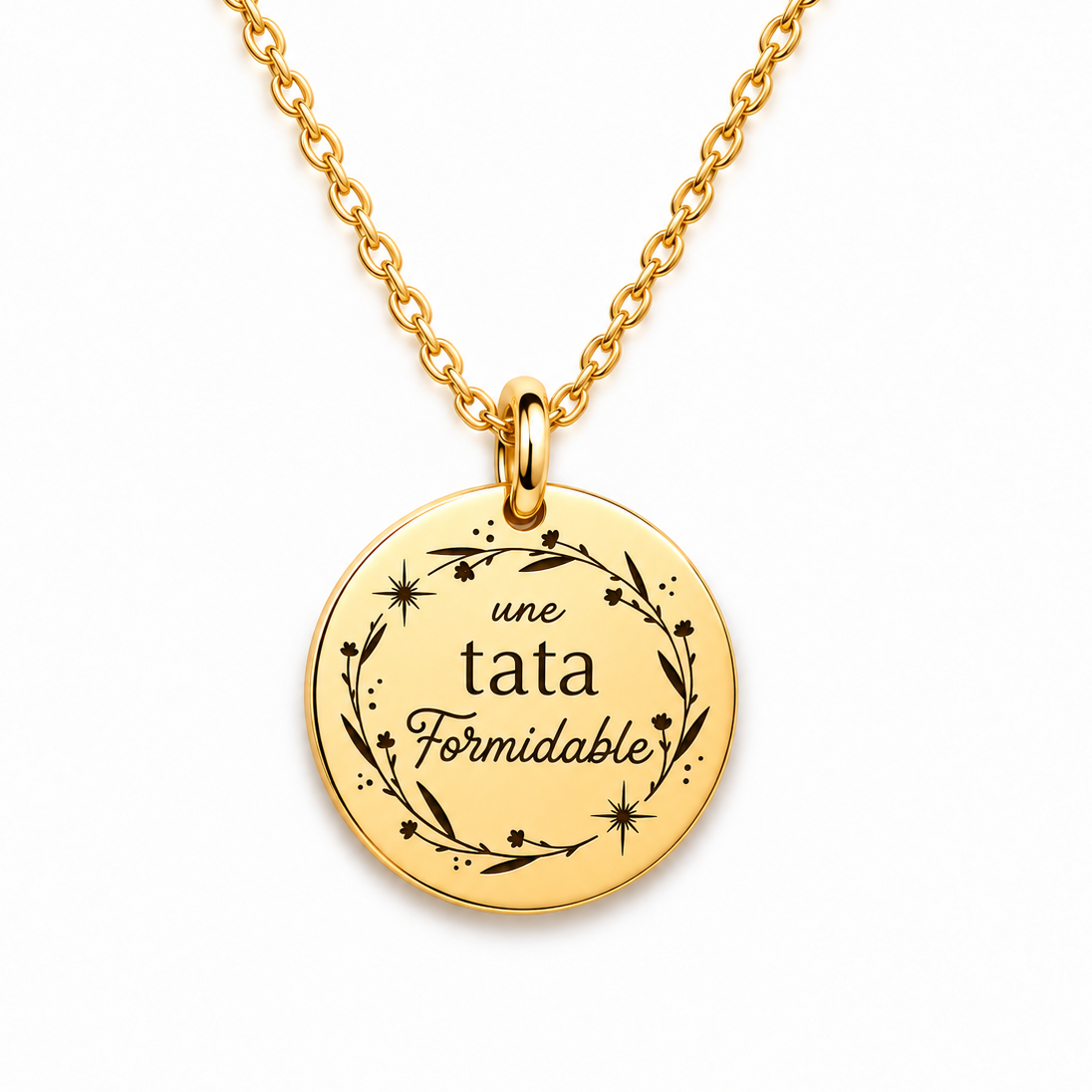 Collier Tata Formidable - Doré - CL-227