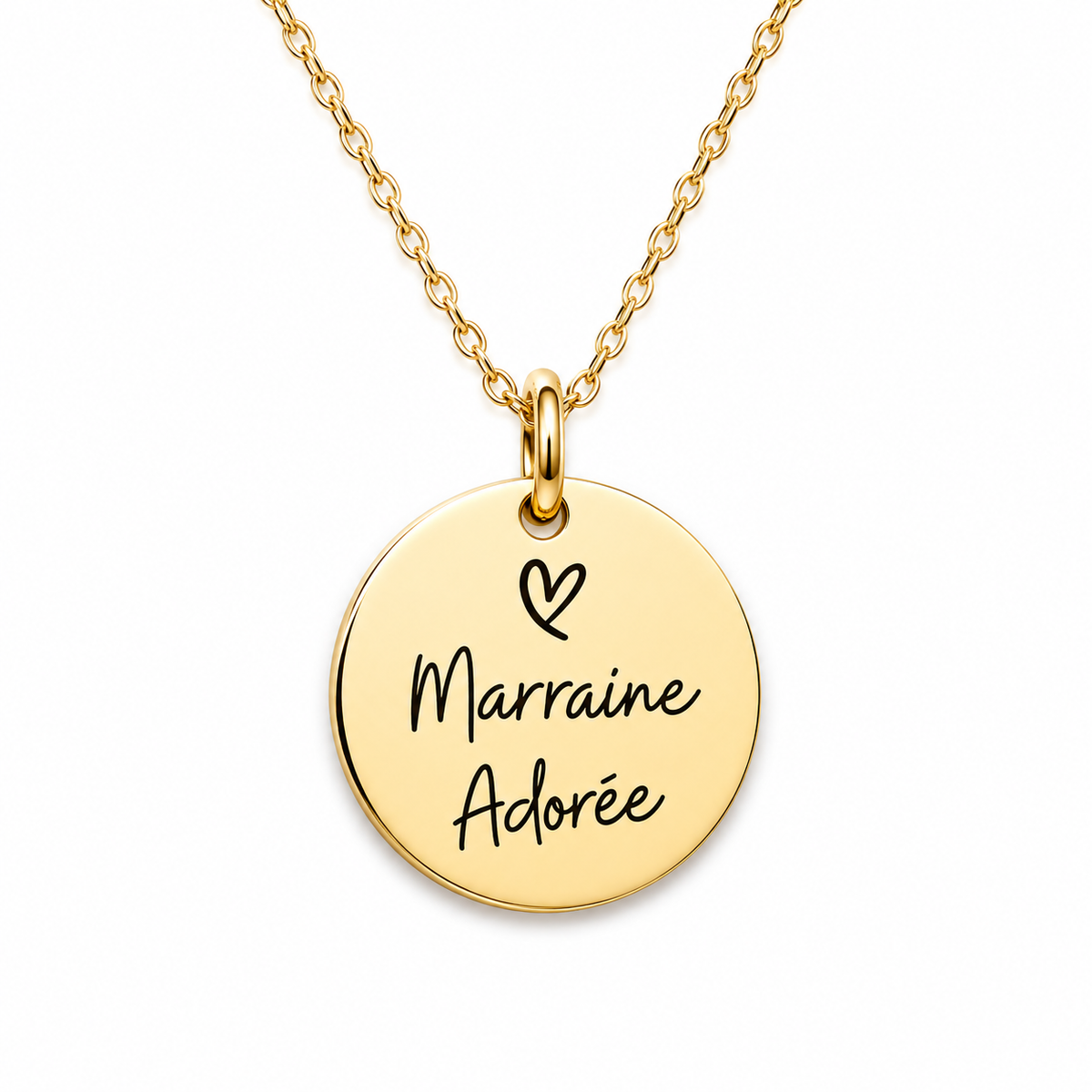 Collier Marraine Adorée - Doré - CL-221