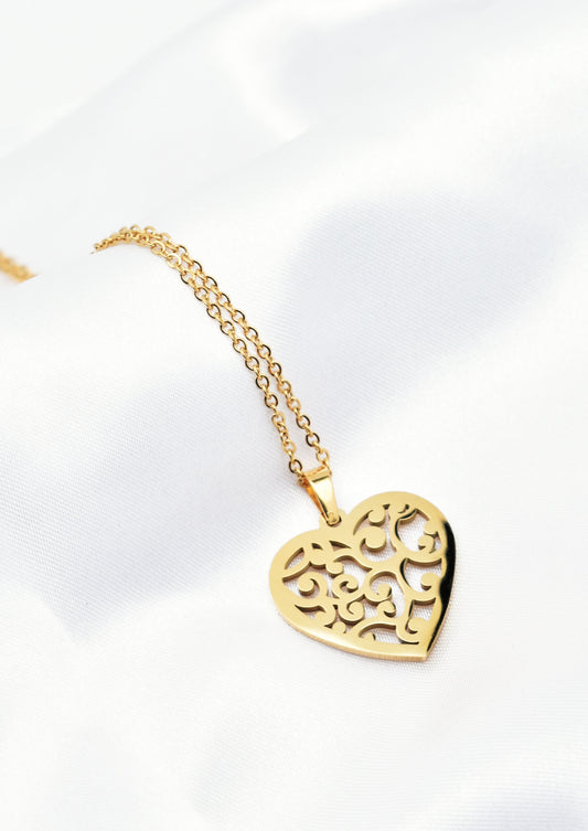 Collier Coeur Vintage - CL-030