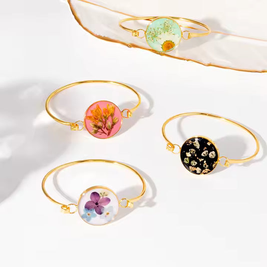 Bracelet Floral en Cuivre - BF-055