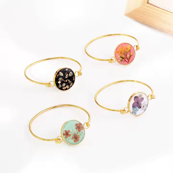 Bracelet Floral en Cuivre - BF-055