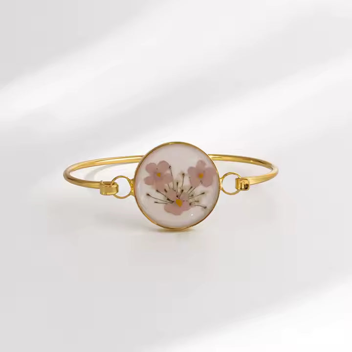 Bracelet Floral en Cuivre - BF-055