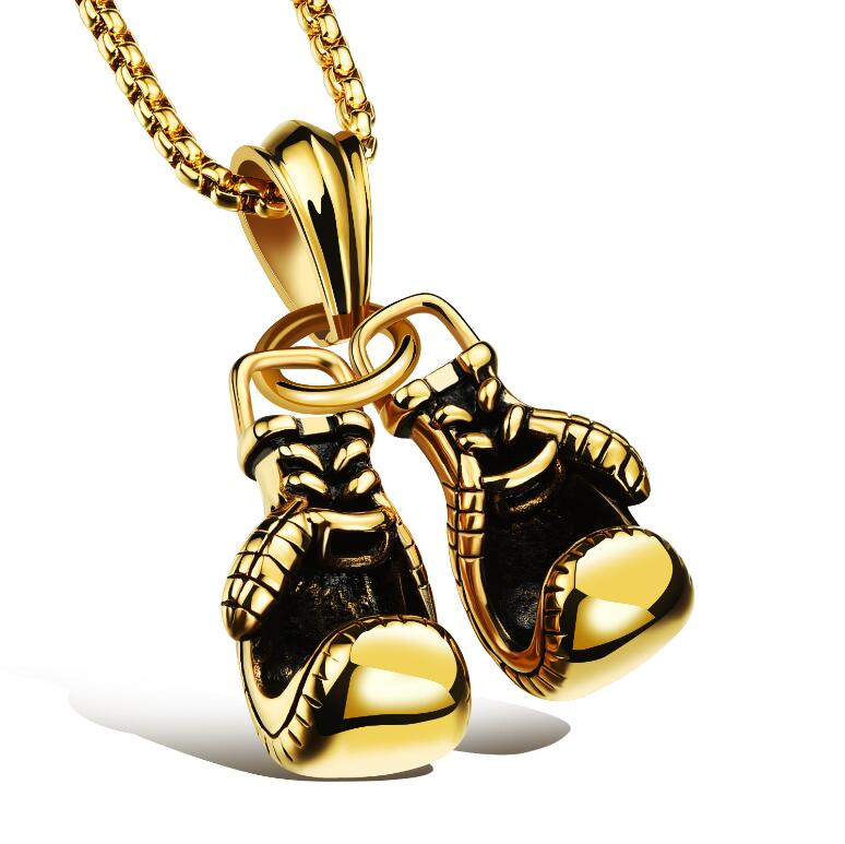 Collier Homme Gants de Boxe - CLH-587A