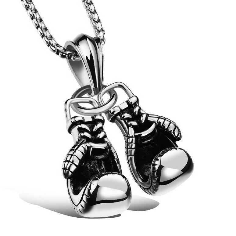 Collier Homme Gants de Boxe - CLH-587A