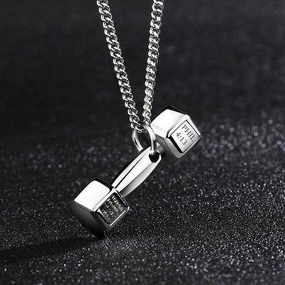 Collier Homme Haltères - CLH-609