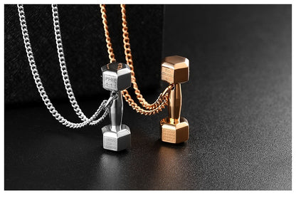 Collier Homme Haltères - CLH-609