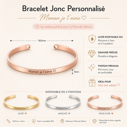 Jonc Maman je t'aime (BF-599)