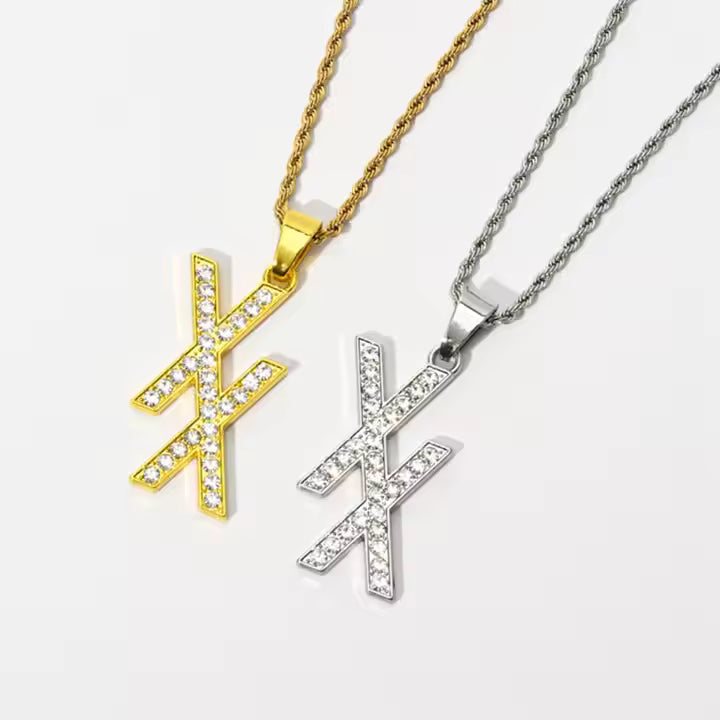 Collier Homme Double X - CLH-009