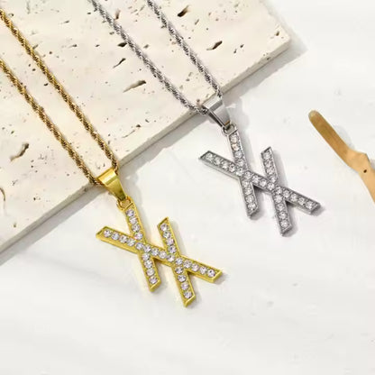 Collier Homme Double X - CLH-009