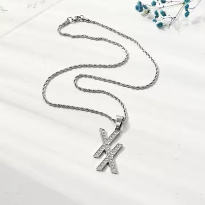 Collier Homme Double X - CLH-009