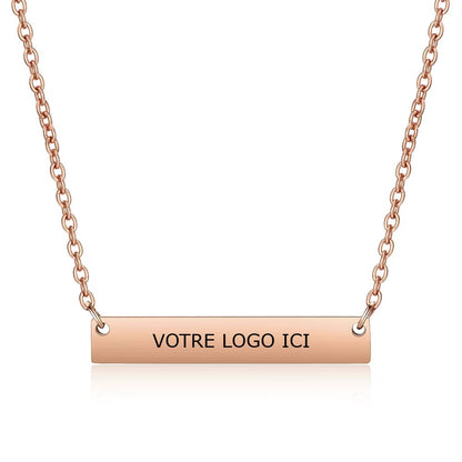 Collier Evasion - Collier Personnalisable Femme | 30 pcs min