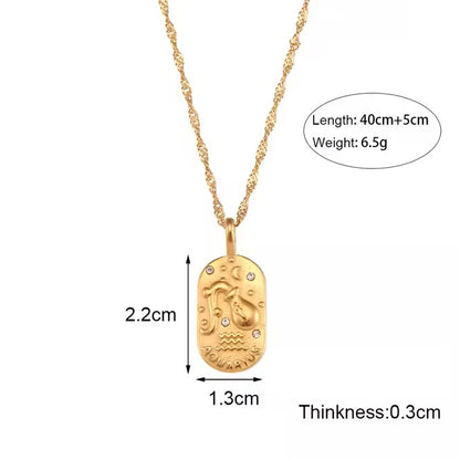Collier Femme zodiaque doré CL-067