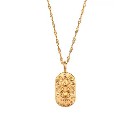 Collier Femme zodiaque doré CL-067