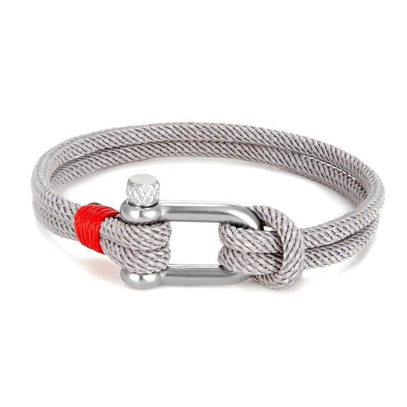 Bracelets Mousqueton Gris - BR-006