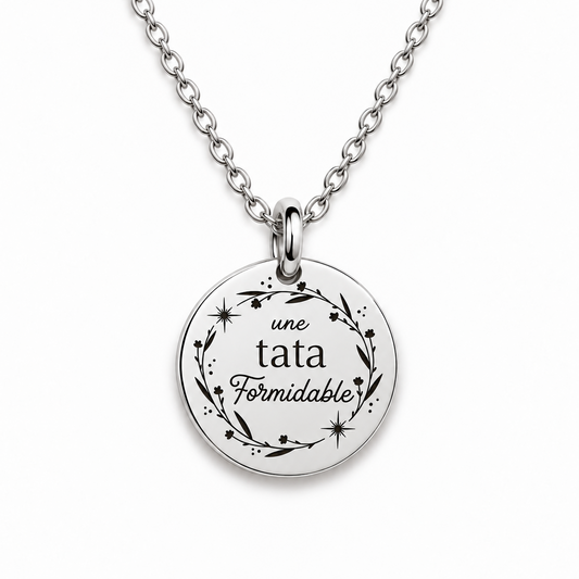 Collier Tata Formidable - Argenté - CL-228