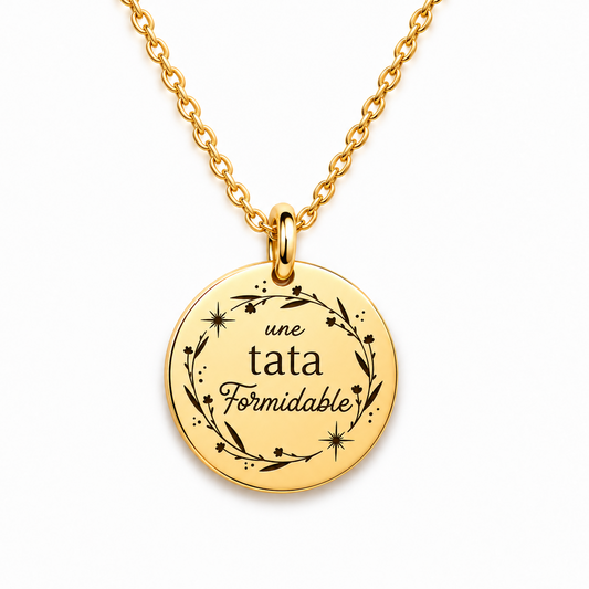 Collier Tata Formidable - Doré - CL-227