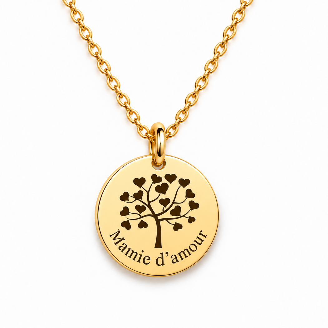 Collier Mamie d'Amour - Doré - CL-230