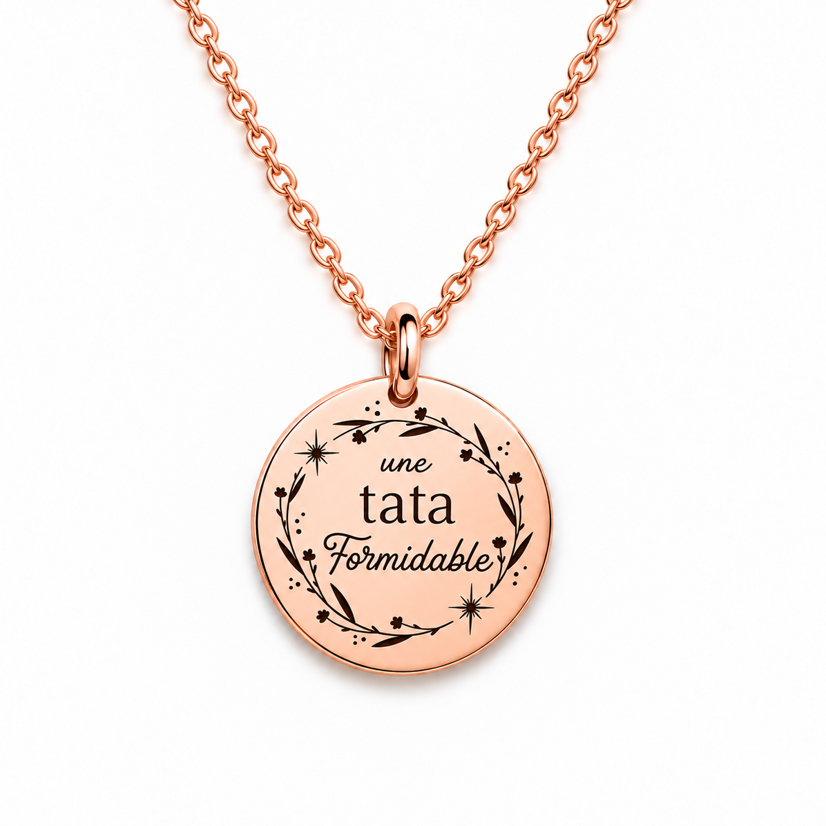 Collier Tata Formidable - Rose Doré - CL-229