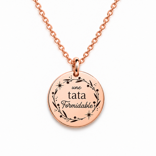 Collier Tata Formidable - Rose Doré - CL-229