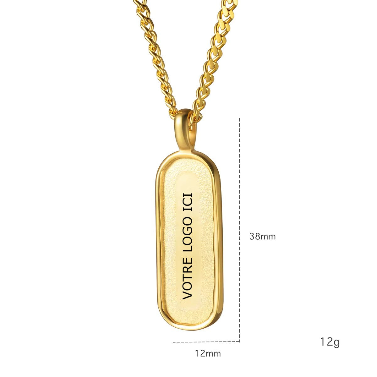 Collier Liberté - Collier Personnalisable Homme | 30 pcs min