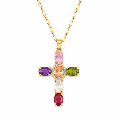 Collier Mystica Doré - Multicolore - CL-201