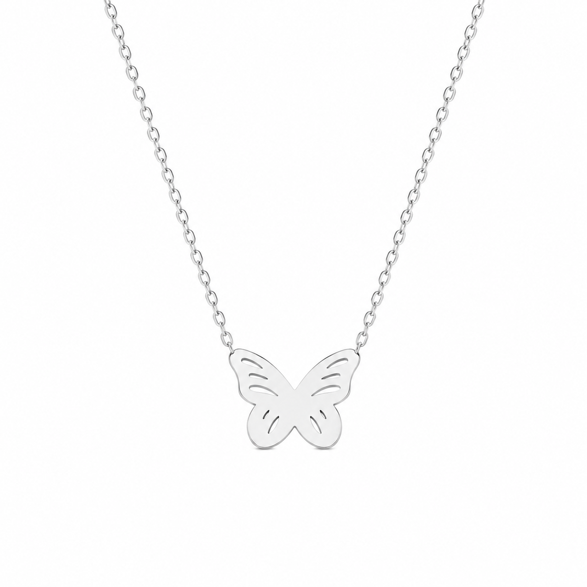 Collier Papillon Argent - CL-077-SLV