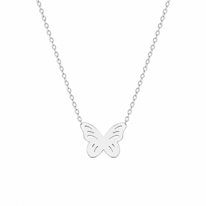 Collier Papillon Argent - CL-077-SLV