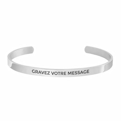 Bracelet Eliséo - Jonc Personnalisable Femme | 30 pcs minimum