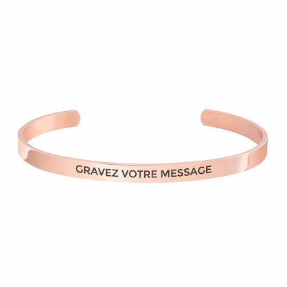 Bracelet Eliséo - Jonc Personnalisable Femme | 30 pcs minimum