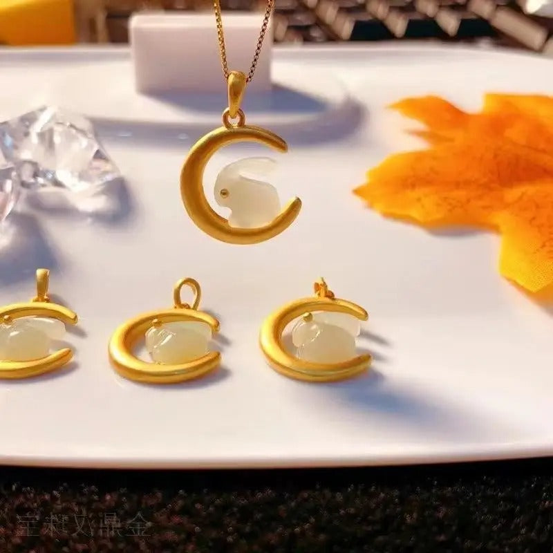 Collier Clair de Lune Doré (CL-075D)