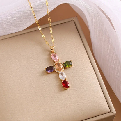 Collier Mystica Doré - Multicolore - CL-201