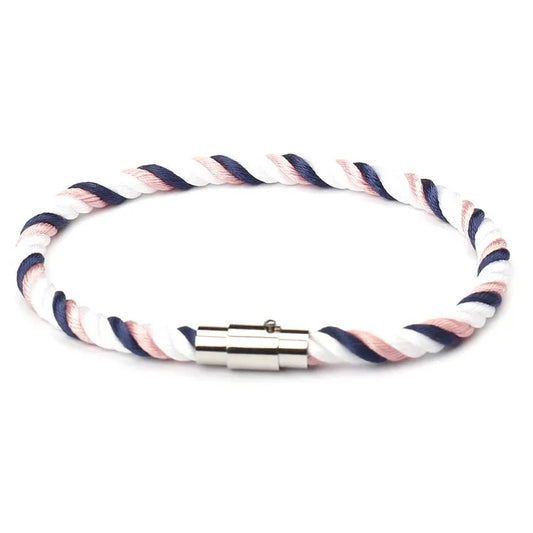 Bracelet Mistral Bleu Blanc Rose (BH-112)