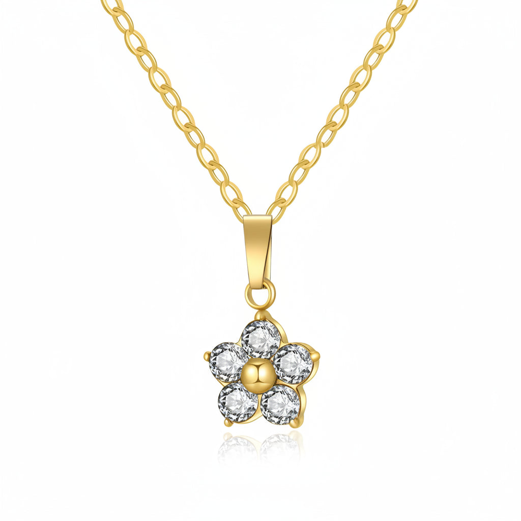 Collier Orphée Or - Blanc - CL-115