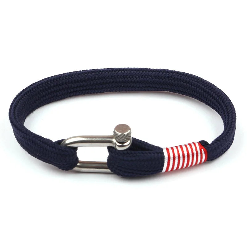 Bracelet Homme Atlas Bleu Marine (BH-096)
