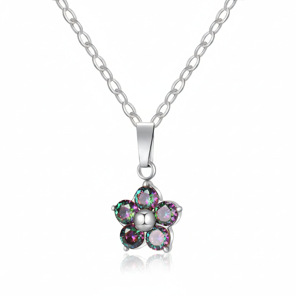 Collier Orphée Argent - Multicolore - CL-113