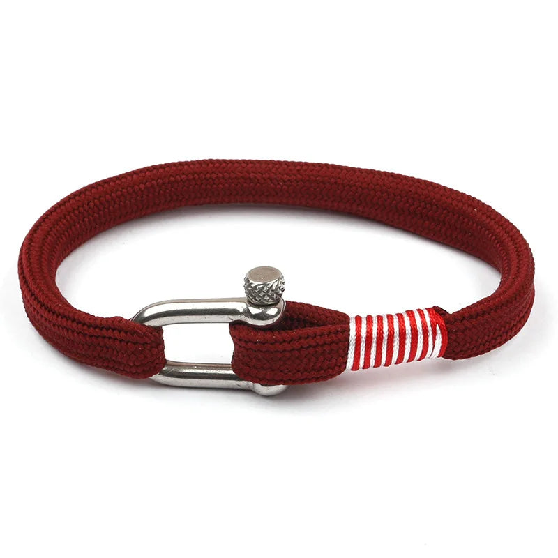 Bracelet Homme Atlas Bordeaux (BH-098)