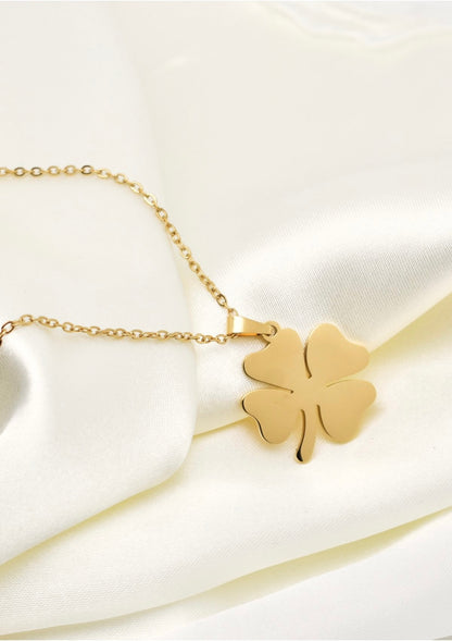 Collier Trèfle Doré - CL-031