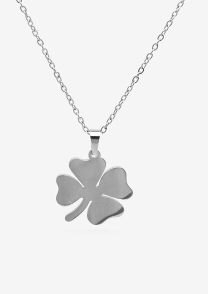 Collier Trèfle Argenté - CL-032