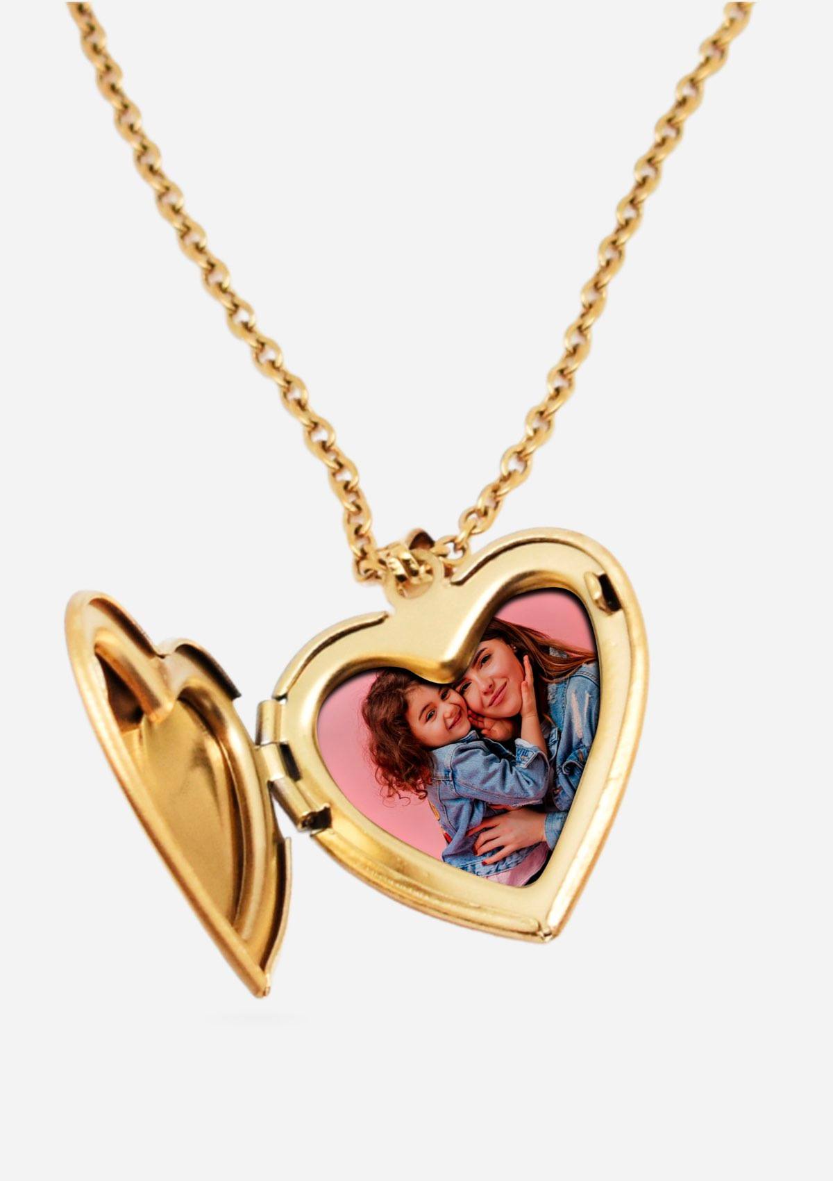 Collier Porte-photo Doré - CL-024