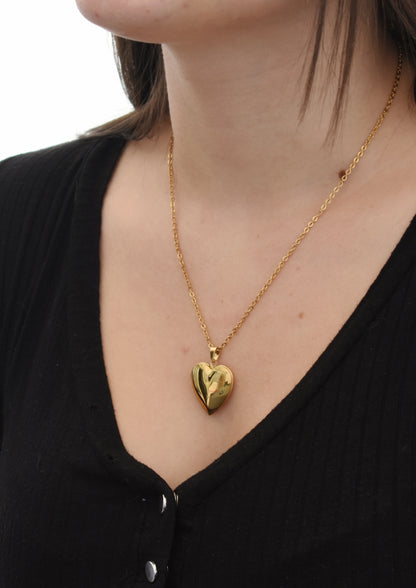 Collier Porte-photo Doré - CL-024