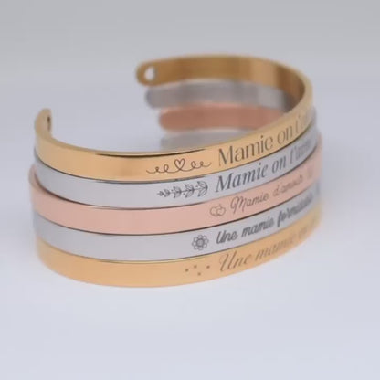 Bracelet Eliséo - Jonc Personnalisable Femme | 30 pcs minimum